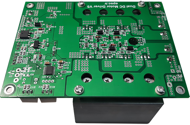 درایور موتور DC-24V-10A-Double حافظه دار