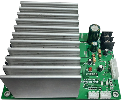 درایور موتور DC-24V-10A-Double حافظه دار